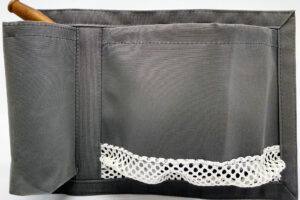 baxter bag in charcoal grey